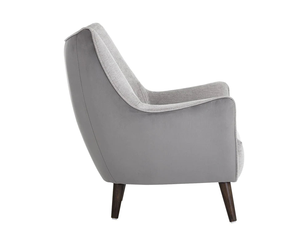 Sorrel Lounge Chair : Polo Club Stone / Antonio Charcoal
