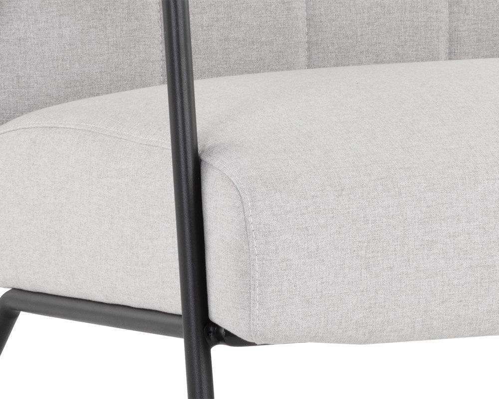 Coelho Lounge Chair - Color: Light Grey