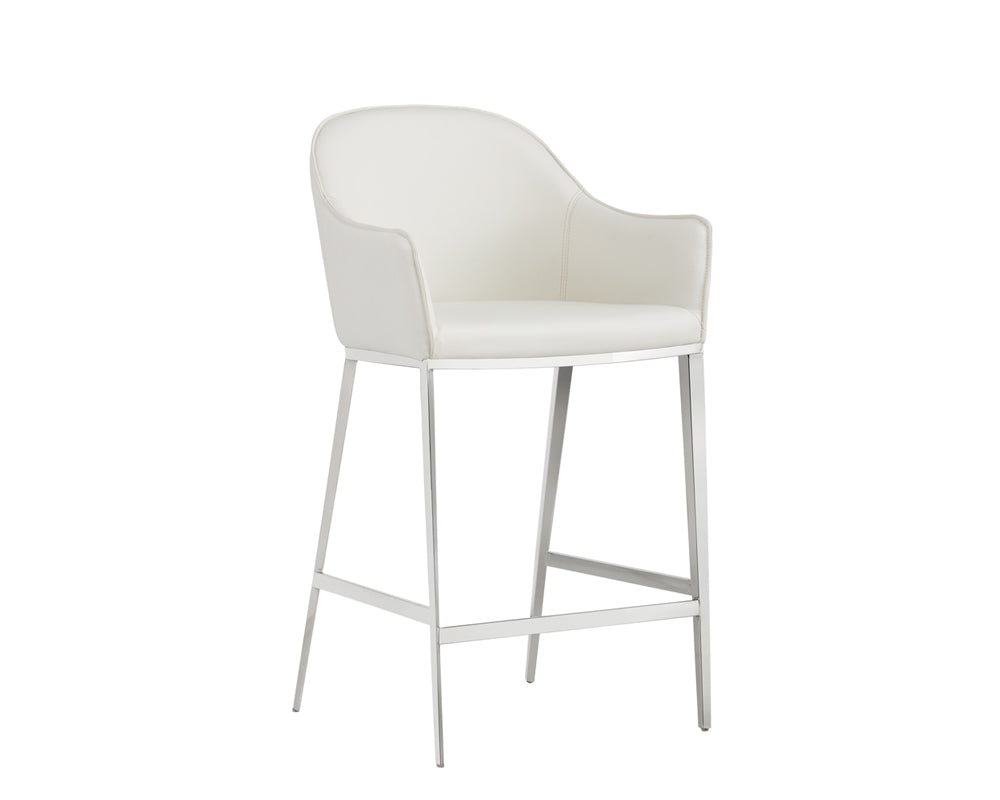 STANIS COUNTER STOOL - WHITE - Counter Stools
