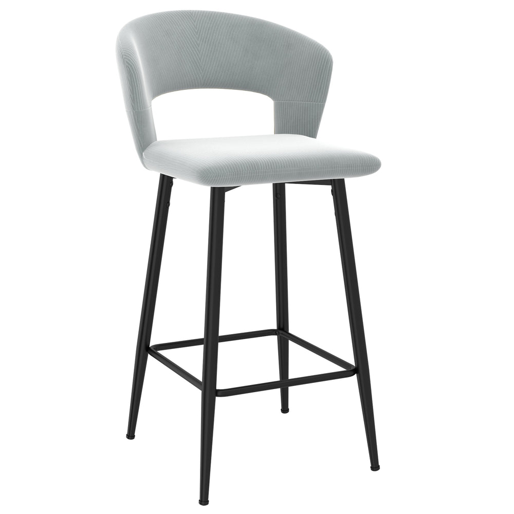 Camille 26’’ Counter Stool set of 2 in Light Grey Price 