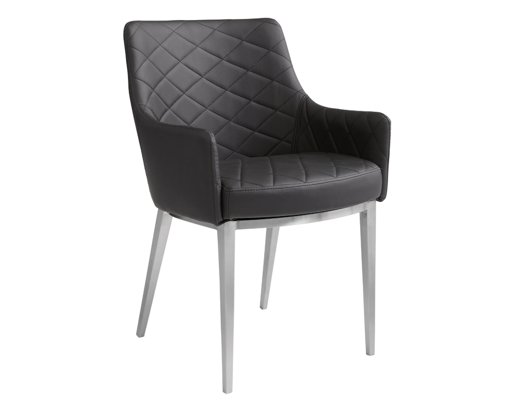 CHASE ARMCHAIR - BLACK - Dining Chairs