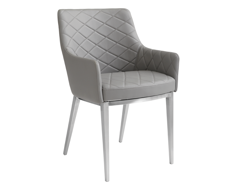CHASE ARMCHAIR - GREY - Dining Chairs