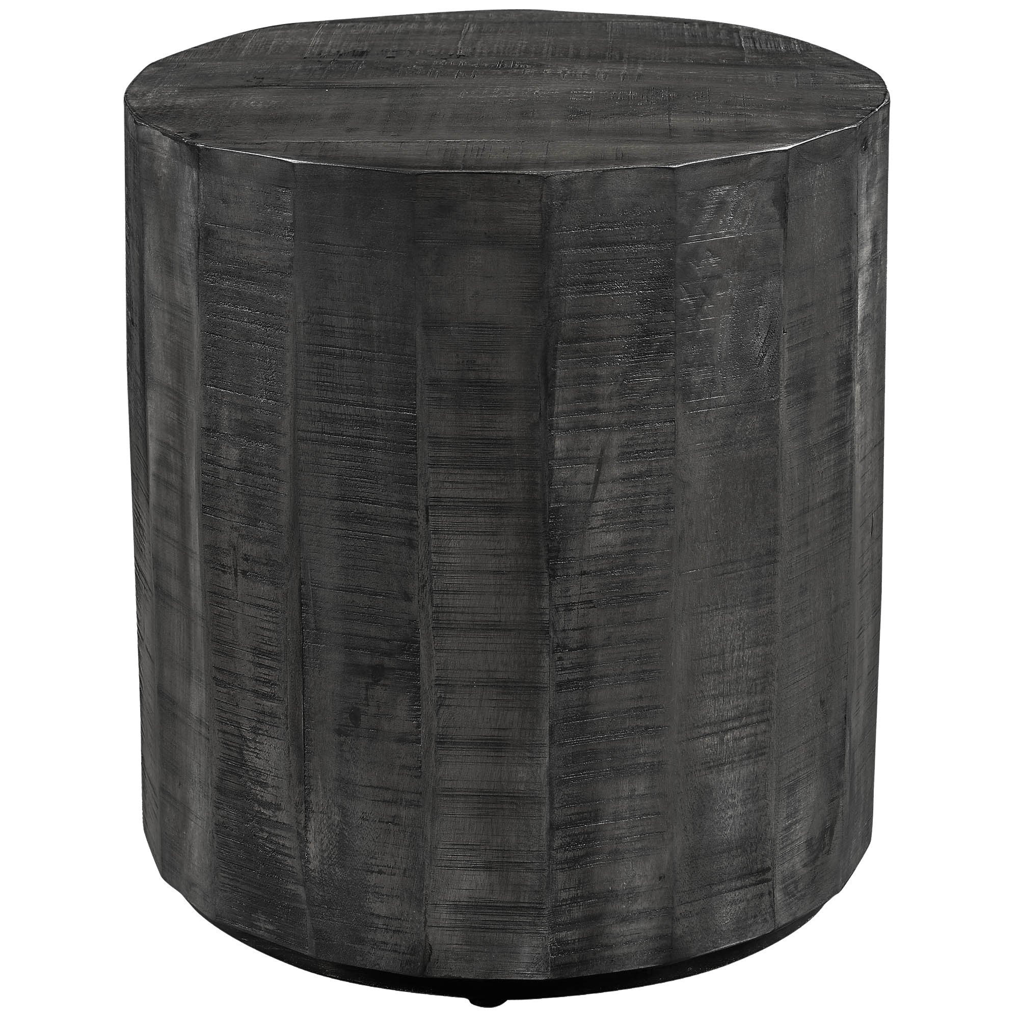 EVA-ACCENT TABLE-DISTRESSED GREY - ACCENT FURNITURE
