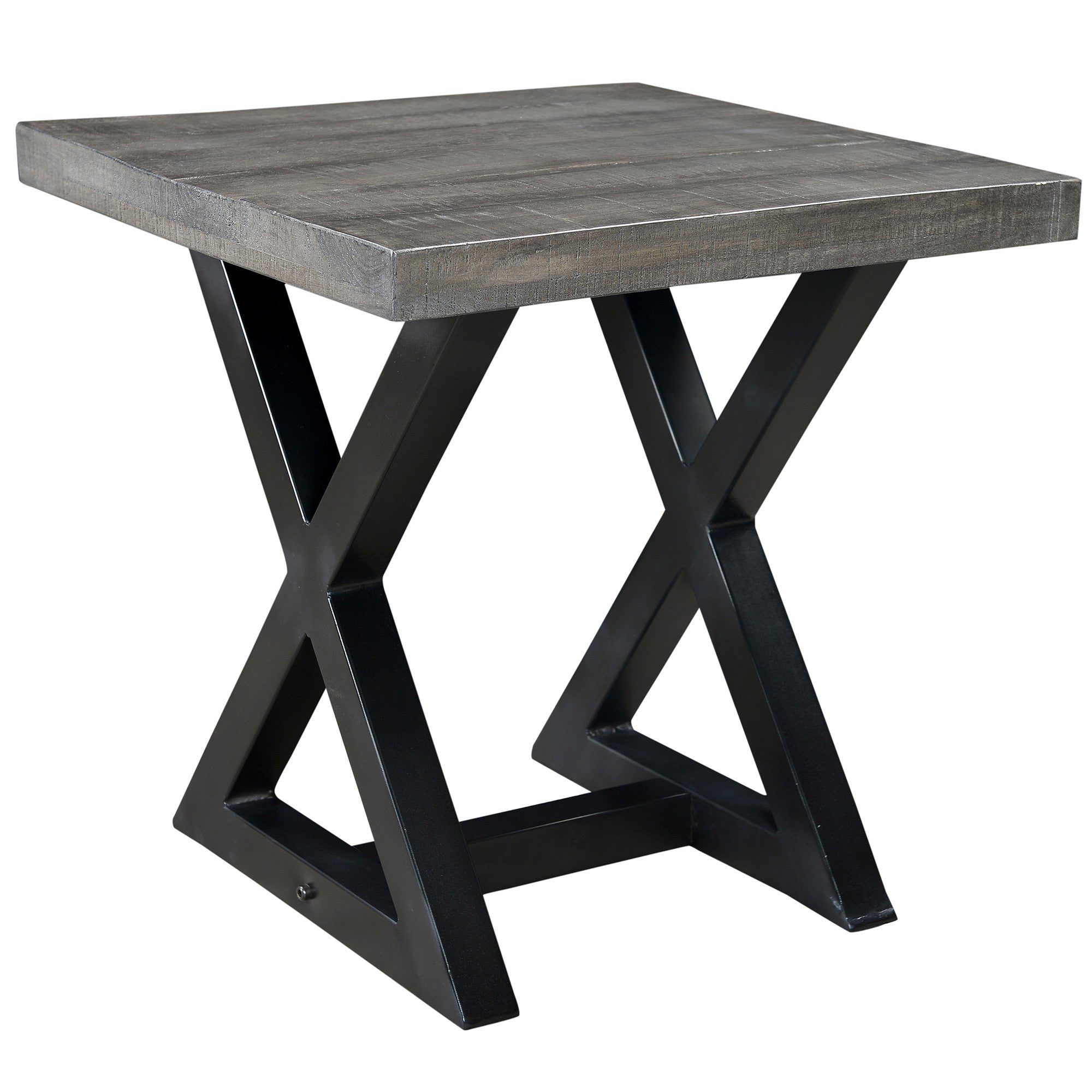 ZAX-ACCENT TABLE-DISTRESSED GREY - ACCENT FURNITURE